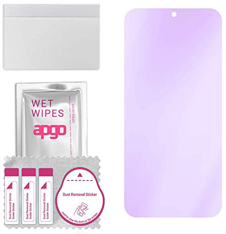 apgo Protector de pantalla Anti-Blue Hybrid Glass 9H para Tecno Pop 4 LTE