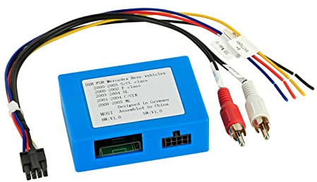 ACV Aktivsystemadapter D2B zu Cinch für Mercedes C, CL, CLK, E, ML, M, S, SL, SLK - 13-1190-55