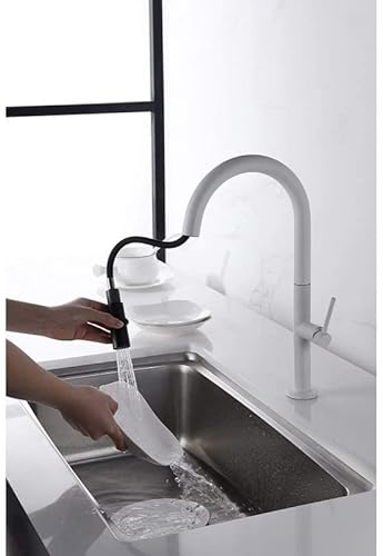 IMEX GCE017/BL SAMOA Grifo De Cocina Blanco Mate