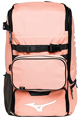 Mizuno Unisex-Erwachsene Allzweck-Rucksack, Roségold/Weiß, Einheitsgröße