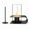 Onlyfire Tischkamin Bioethanol für Indoor/Outdoor, Tischfeuer mit Flammenlöscher, Sicherheitsglas und Edelstahl Brenner, Bio Ethanol Tisch-Kamin, 50-60 min Brenndauer