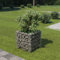 WIFESE 50×50×50 cm Gabionen Hochbeet Gabionenwand Steinkorb Gabione Gabionenkorb Pfosten Gartenzaun Gabionen Zaun Gabionensäule Steingabionen Gabionenkörbe Pflanzenwand Stahl