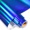 VINYL FROG Holographic HTV Vinyl Roll 12 x12ft Holographic Blue Metallic Heat Transfer Vinyl Iron on Vinyl Easy to Cut & Weed DIY Heat Press Design for T-Shirts
