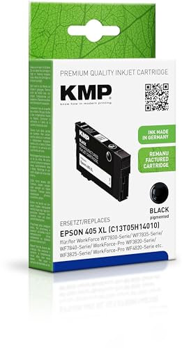 KMP Tintenpatrone passend für Epson 405 XL Black (C13T05H14010) - 1656,4001 - für Epson Workforce WF-7830DTWF 7835DTWF 7840DTWF, Pro WF-3820DW... etc.