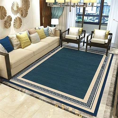RUGMRZ Teppich Babyzimmer Wohnzimmer im chinesischen Stil babyzimmer Teppich Junge 24 Türkis deko für Balkon Teppich Teppich Wohnzimmer Teppich babyzimmer rustikale deko100x160CM