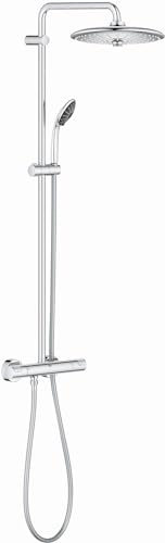 Grohe Euphoria System 260 Duschsystem mit Thermostatbatterie für die Wandmontage Chrom | Duscharmatur-Set Duschset