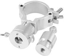 EUROLITE TPZ-1 Klammer mit TV-Zapfen silber | Montageklammer für 50-mm-Rohr, abnehmbare Aufnahme, Maximallast WLL 100 kg
