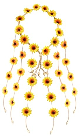 KRYMSON 1 bandeau de tournesol, accessoire de cheveux, pour femme, accessoire de performance, convient pour les spectacles sur scène, les anniversaires, les fêtes, le carnaval, etc