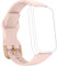 Amzhero Fitness-Tracker-Band für D26, weiches Silikon, Ersatz-Sportzubehör, 16 mm, Rosa