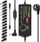Netzteil Universal Einstellbar 3V~36V Netzteiladapter 4A 144W Verstellbarer Netzadapter 100V-240V AC to DC mit LED Spannungsanzeige und 14 Tipps für 3V~36V Haushaltselektronik, 4000mA Max