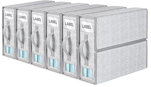 Syeeiex Bettwäsche Aufbewahrung Organizer 6 Stück, Faltbare Aufbewahrungstasche für Bettlaken, Bettwäsche Organizer mit Fenster&Etikett, Unterbett Aufbewahrungsbox für King&Queen Size Bettlaken Decken