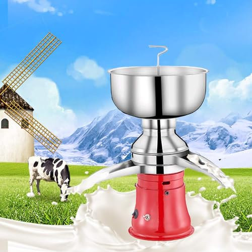 Centrifuga alimentare in acciaio inox 8L 304 bacino crema formaggio contenitore 9600 giri/min, produce 50L/H o 11gal/H ideale per ristoranti, negozi di alimentari occidentali, panetterie e altro