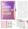 100 Geldsparbinder Budget Planner, A5 Envelope Saving Challenge Sparbuch für Geld mit Cash Umschläge, A5 Geldspar Ordner Budget Ordner Geldspar Brieftasche für Zuhause, Schule