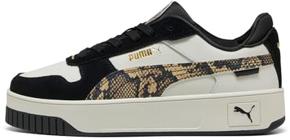 PUMA Damen Carina Street Snake Chic Sneakers 40 Vapor Gray Black Gold