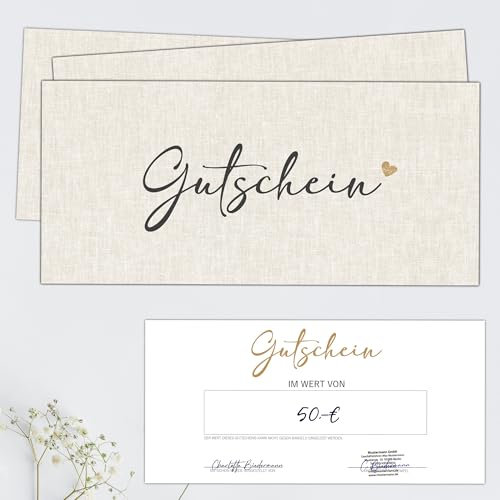 25 blanko Gutscheine zum selbst ausfüllen für Ihre Kunden | Yogastudio Friseur Kosmetikstudio Restaurant | Geschenkgutscheine für Kunden Gutscheine Vorlagen Gutscheinkarten
