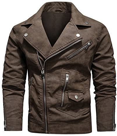 Bomber in Pelle Nera Uomo Giubbotto Giubbino Vera Pelle Omber Giaccone Bomber Giaccone Giubbotto Uomo Leggero Chiodo Pelle Uomo 5XL Giacconi in Pelle Invernali da UomoGiubbini Uomo Invernali