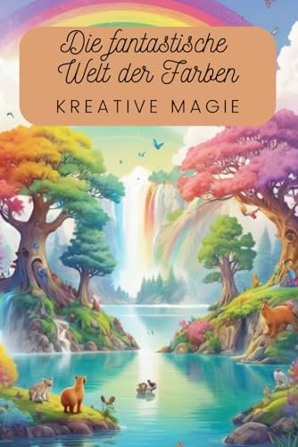 Die fantastische Welt der Farben. Kreative Magie: Malbuch für Fantasiefans. Abenteuer am Regenbogen-See. Fantasy & Farben für Kinder ab 4 Jahren.