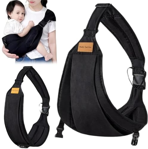 Babytragetuch,Kleinkind Trage Seitlich,Verstellbare Schulter Babytrage,Multifunktionale Babytrage,Atmungsaktive Baby Tragetuch,Multifunktionale Tragegurt Baby für Babys von 6 bis 36 Monaten