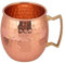 Pure Copper Moscow Mule Mugs Set of 2/ No Stainless Steel/ 18oz Cups for Hot and Drink Brands..