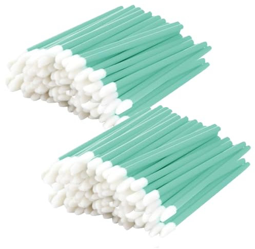 200 Stück Wattestäbchen, Schaumstoffspitzen Reinigungstupfer Schaumreinigungsstäbchen Reinigungsstäbchen aus Schaumstoff für Tintenstrahldrucker, Druckkopf, Kamera, Optische Geräte, Optische Linse