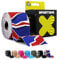 SPORTTAPE Extra Sticky Kinesiology Tape, 5cm x 5m - GB Print | Hypoallergenic, Waterproof Kinetic Tape | Physio, Medical Sports Tape for Muscle Injury, Support | Uncut Union Jack