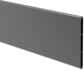 Innbee Aluminium-Minilamelle 8×120 2000mm Anthrazit RAL 7016 - schmaler Sichtschutzzaun