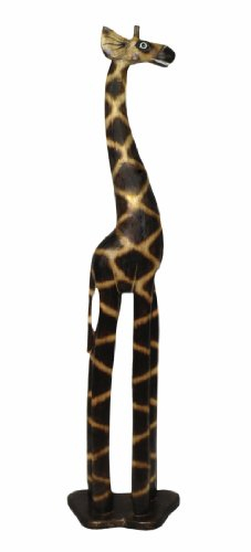 Woru Holz-Giraffe Deko-Giraffe, Grösse:ca. 80 cm