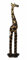 Woru Holz-Giraffe Deko-Giraffe, Grösse:ca. 80 cm