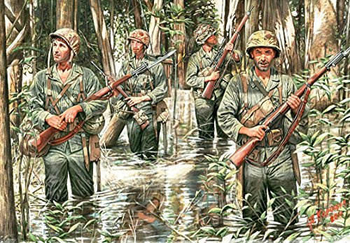 Master Box MB3589 - U.S Marines in Jungle, WWII era