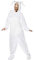 Smiffys Costume de Lapin, Blanc, Tout en un avec Capuchon et Nez