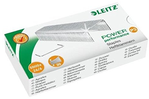Leitz 55721000 Heftklammer P3, 26/6mm, 2x 5000 Stück