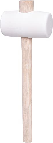 KS Tools 140.1235 Gummihammer weiss, 500g