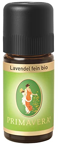 PRIMAVERA Ätherisches Öl Lavendel fein 10 ml - Aromaöl, Duftöl, Aromatherapie - ausgleichend, beruhigend, entspannend - vegan