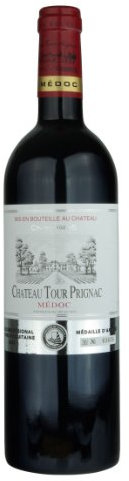 Château Tour Prignac Médoc AOP, cru bourgeois, rouge - La bouteille de 75cl