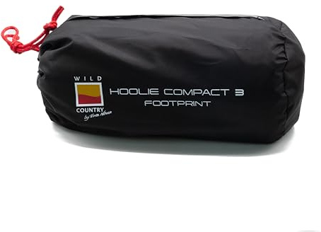Wild Country Unisex Wild Country Hoolie 3 Groundsheet Protector Footprint, Black, One Size UK