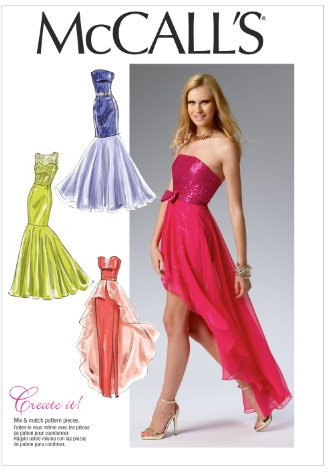 McCall's Patterns MC 6838 A5 6/8/ 10/12/ 14 Sewing Patterns, Multi-Color