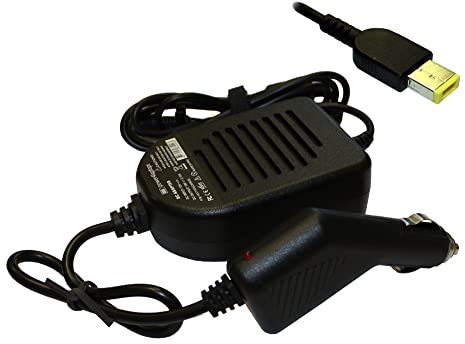 Power4Laptops DC Adapter Laptop Car Charger Compatible With Lenovo Thinkpad Helix