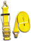 Sangle d'arrimage 5 to 50 mm 15 m à cliquet de base jaune 2500/5000 daN