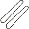 SPARES2GO 16 Low Kickback Semi Chisel Bar Saw Chain for Qualcast Chainsaws 56 Drive Links (Pack of 2)