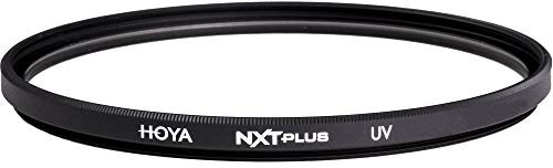 Hoya NXT Plus - Filtro UV de 77 mm, Vidrio Transparente Schott B270 con Revestimiento múltiple HMC de 10 Capas para transmisión de luz del 98%, Capa Superior Impermeable, Marco de Aluminio, Filtro de