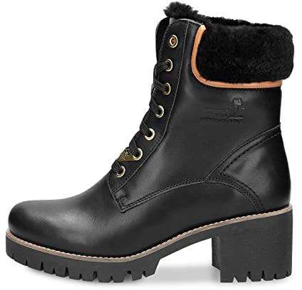 Panama Jack Damen Phoebe Igloo Travelling Springerstiefel, Schwarz, 39 EU