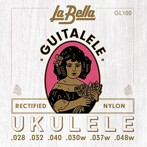 La Bella GL100 Guitalele 6-Sace-Set 28, 32, 40, 30W, 37, 48W
