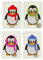 Handwärmer Taschenwärmer Sets wiederverwendbar, Wärmepad für kalte Tage und für unterwegs, Wärmeknickkissen mit tollen Motiven (4er-Set Sweet Pinguins)
