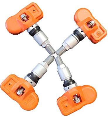 LELUX Sensor 4X RDKS TPMS Vorprogrammierter Reifendruck Kontrollsystem Silber passend für OPEL Corsa D; Corsa E 13598775