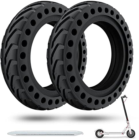 OUXI Xiaomi M365 Reifen, 8,5 Zoll Ersatzreifen Solid Reifen Mit 1 Montagewerkzeug Für Mijia Mi Xiaomi M365/M365 Pro Elektro-Scooter Vollgummi Tyre Reifen, 8.5 Zoll Ersatzräder