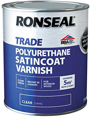 Ronseal Trade Satincoat Varnish - 750ml