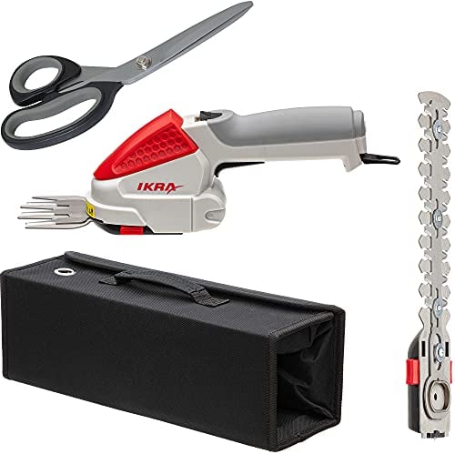 IKRA Akku Grasschere Strauchschere 2in1 IGBS 1054 LI 7,2V, inkl. Akku, Ladegerät, Allzweckschere & Tasche