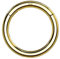 Segment Clicker Scharnier Ring Piercing 585 Gold 14 Karat Septum Tragus Helix Nase Lippe Nasenring Nasenpiercing Ohr Knorpel Daith Gelbgold - 1,6mm x 10mm