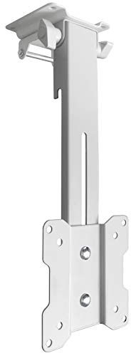 Monitor Mount da soffitto bianco - LCD LED Plasma TV curvo per tetto inclinato caravan camion camper pieghevole VESA 75 100 Modello: L87WA
