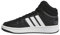 adidas Hoops Mid Shoes Schuhe, Core Black/Cloud White/Grey Six, 33.5 EU